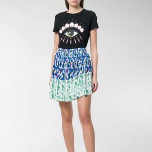 NWT Kenzo Floral Leaf Mini Skirt - 34